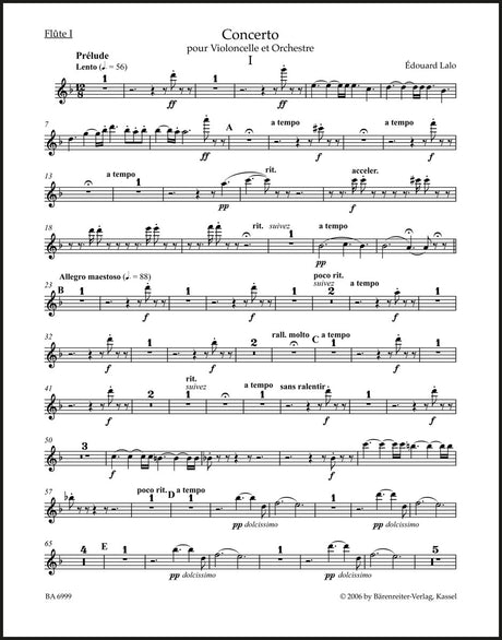 Lalo: Cello Concerto in D Minor