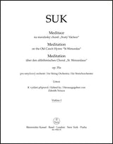 Suk: Meditation on the Czech Hymn "St. Wenceslas", Op. 35a
