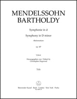 Mendelssohn: Symphony No. 5 in D Minor, Op. 107 ("Reformation Symphony")