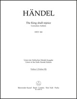 Handel: The King shall rejoice, HWV 260