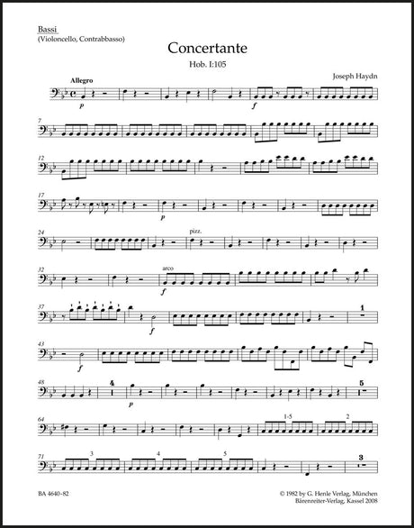 Haydn: Concertante in B-flat Major, Hob. I:105