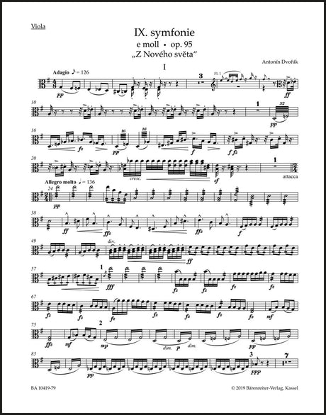 Dvořák: Symphony No. 9 in E Minor, Op. 95