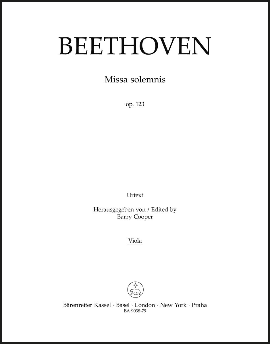 Beethoven: Missa solemnis, Op. 123