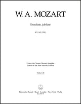 Mozart: Exsultate, jubilate, K. 165 (158a)