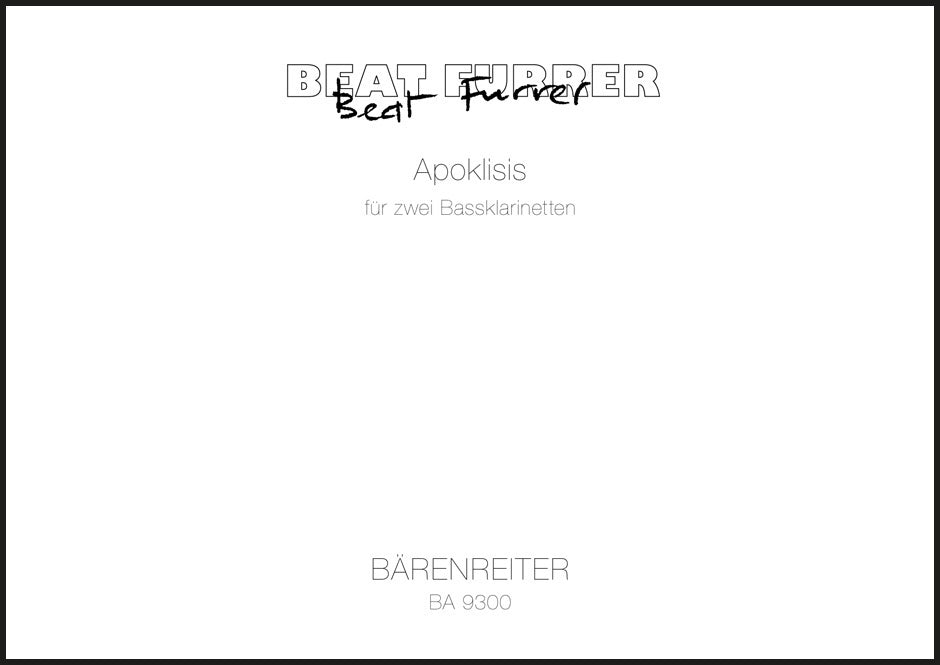Furrer: Apoklisis