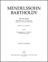 Mendelssohn: Psalm 98 - "Singet dem Herrn ein neues Lied", MWV A 23, Op. 91