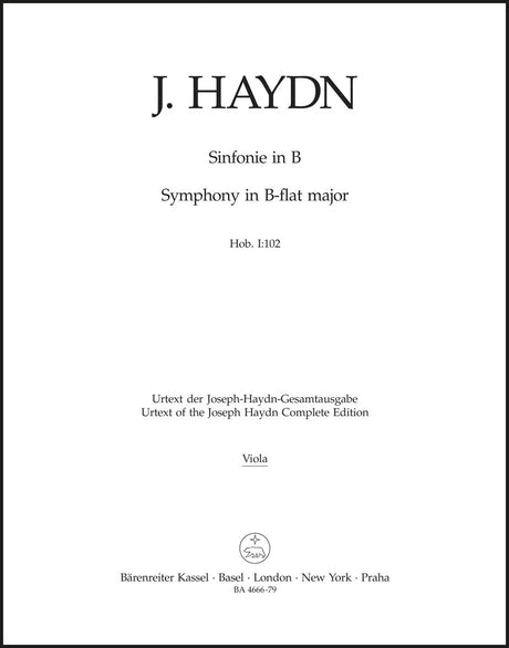 Haydn: London Symphony No. 10 in B-flat Major, Hob. I:102