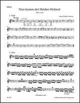 Telemann: Nun komm der Heiden Heiland, TWV 1:1174