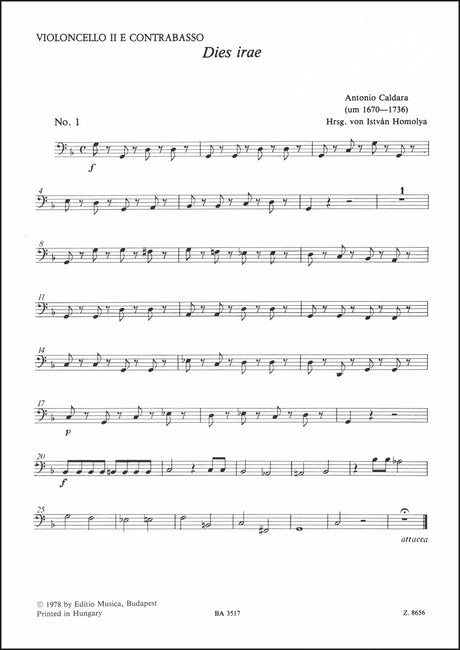 Caldara: Dies irae