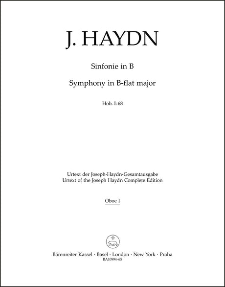 Haydn: Symphony in B-flat Major, Hob. I:68