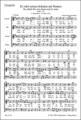 Bach: Er rufet seinen Schafen mit Name, BWV 175