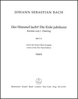 Bach: Der Himmel lacht! Die Erde jubilieret, BWV 31