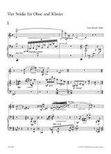 Krenek: 4 Pieces for Oboe and Piano, Op. 193