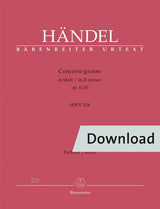 Handel: Concerto grosso in D Minor, HWV 328, Op. 6, No. 10