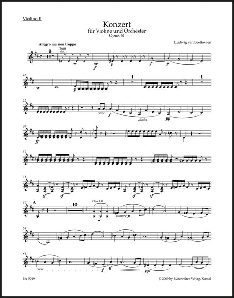 Beethoven: Violin Concerto in D Major, Op. 61