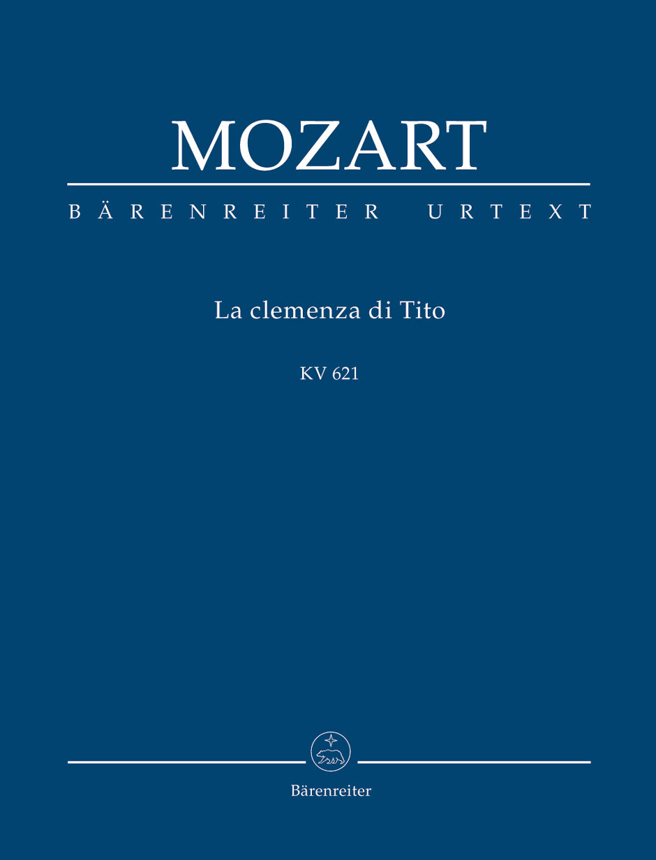 アート・デザイン・音楽 MOZART/La Clemenza di Tito KV 621 Mozart: La clemenza di Tito, K. 621 – Barenreiter US