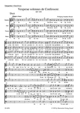 Mozart: Vesperae solennes de Confessore, K. 339