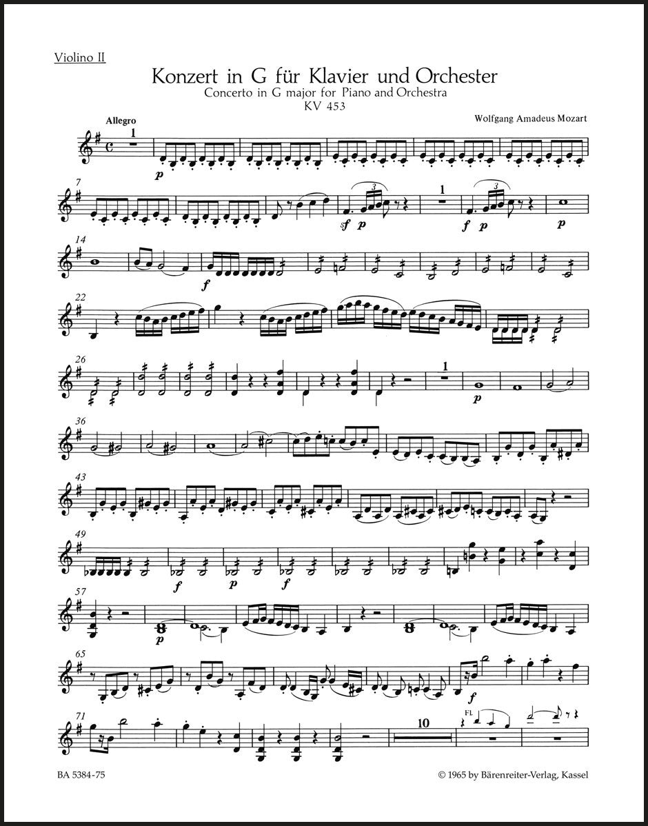 Mozart: Piano Concerto No. 17 in G Major, K. 453