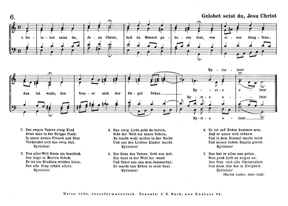 Bach: Choralsätze zum Orgelbüchlein