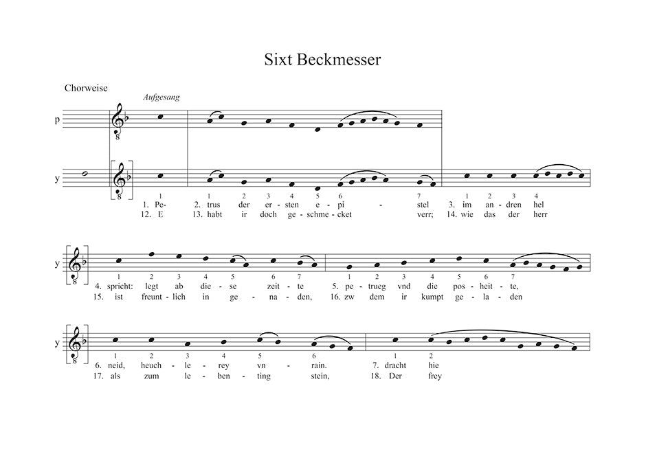 Nürnberger Meistergesang