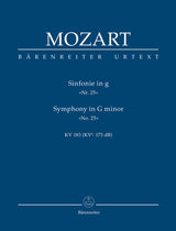 Mozart: Symphony No. 25 in G Minor, K. 183 (K.6: 173 dB)