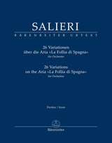 Salieri: 26 Variations on the Aria "La Follia di Spagna"