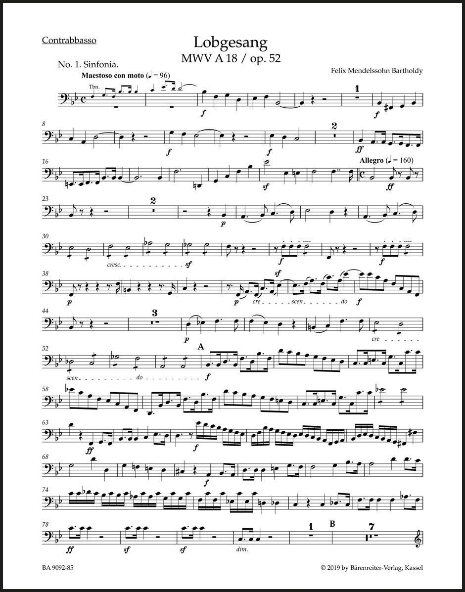 Mendelssohn: Lobgesang, MWV A 18, Op. 52