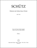 Schütz: Historia der Geburt Jesu Christi, SWV 435