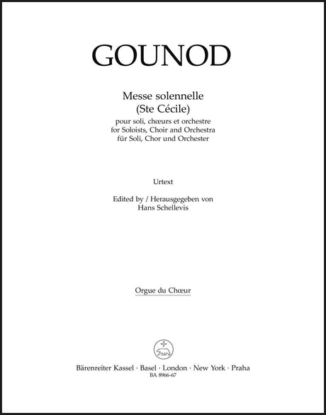 Gounod: Messe solennelle (St. Cecilia Mass)