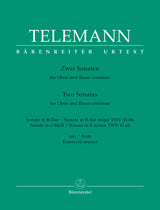Telemann: 2 Oboe Sonatas, TWV 41:B6 & 41:e6