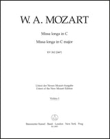 Mozart: Missa longa in C Major, K. 262 (256a)