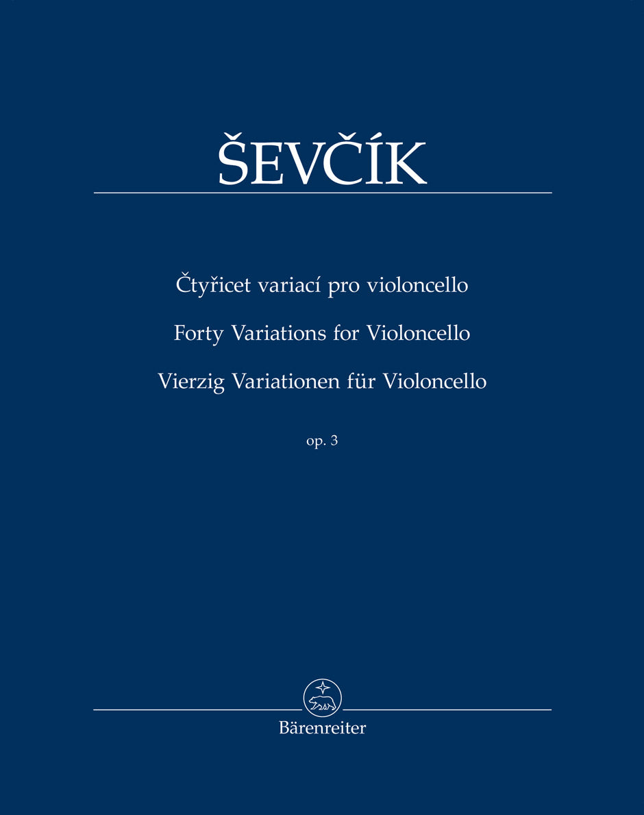 Ševcík: 40 Variations, Op. 3 (arr. for cello)