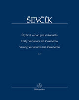Ševcík: 40 Variations, Op. 3 (arr. for cello)