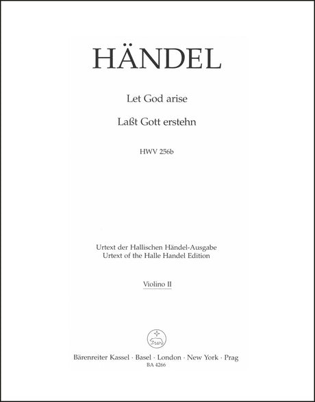 Handel: Let God arise, HWV 256b