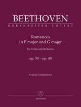 Beethoven: Romances in F Major, Op. 50 and G Major, Op. 40