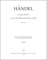 Handel: As pants the hart, HWV 251e