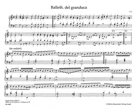 Sweelinck: Variations on Song & Dance Tunes - Part 1