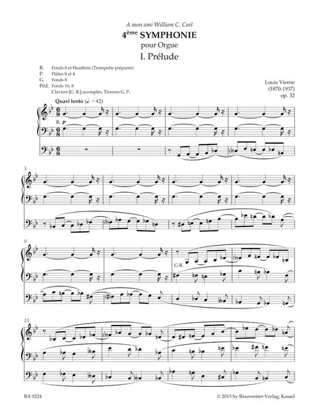Vierne: Symphony No. 4, Op. 32