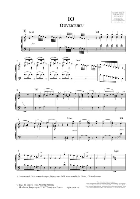 Rameau: lo, RCT 45