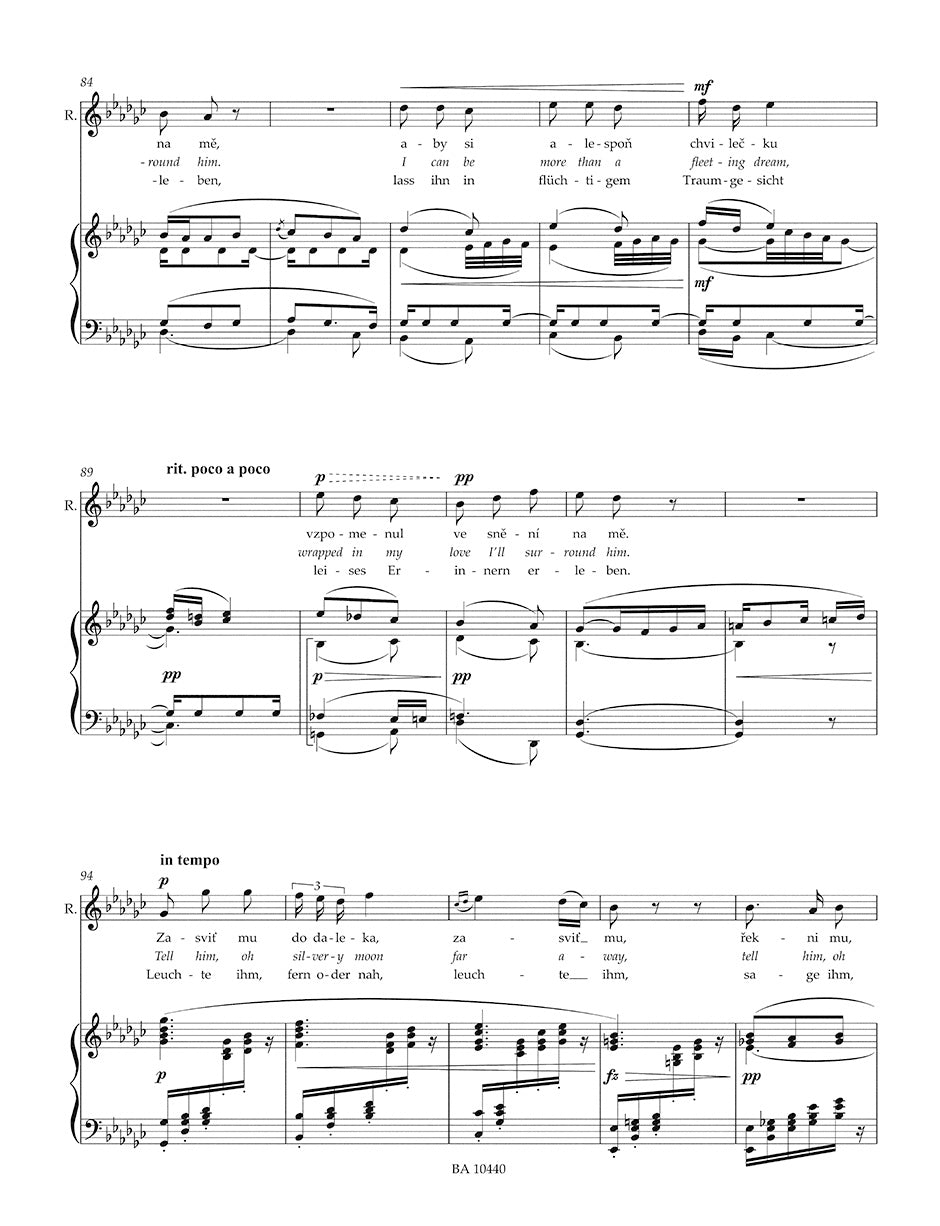 Dvořák: Rusalka's Song to the Moon