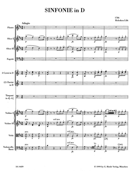 Haydn: Symphony in D Major, Hob. I:86