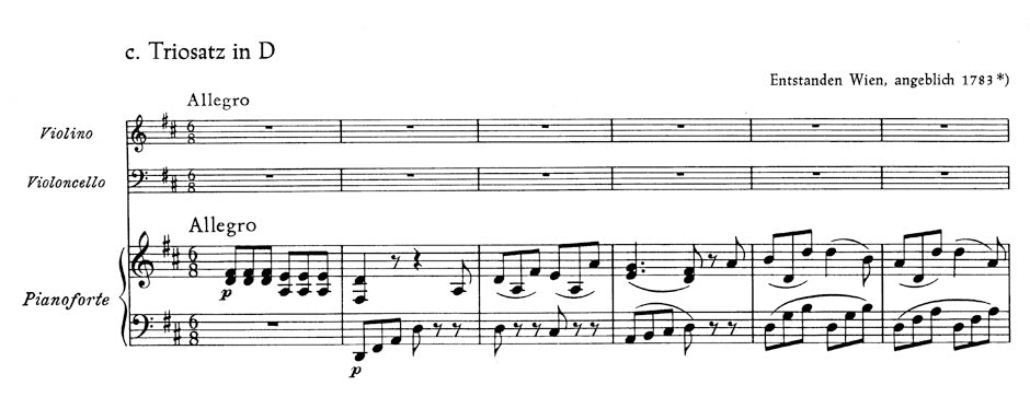 Mozart: Piano Trios
