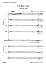 Mozart: Venite populi, K. 260 (248a)