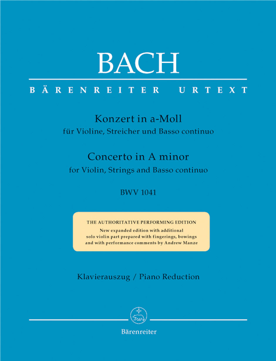 Bach: Violin Concerto in A Minor, BWV 1041