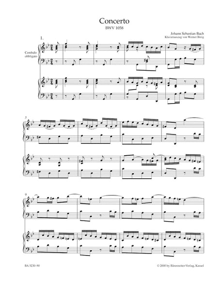 Bach: Harpsichord Concerto No. 7 in G Minor, BWV 1058