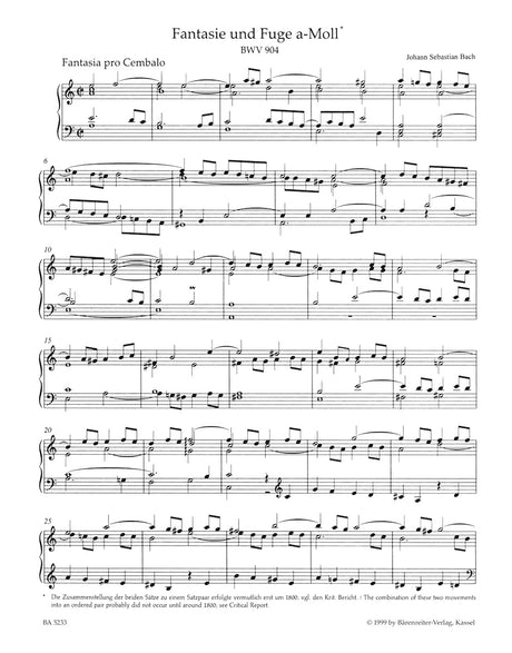 Bach: Miscellaneous Works for Piano - Volume 2