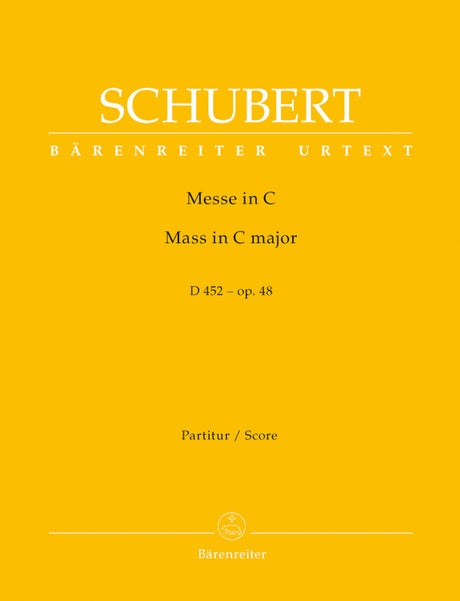 Schubert: Mass in C Major, D 452, Op. 48