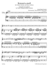 Telemann: 3 Violin Concertos, TWV 51:a1, 51:D9, and 51:g1