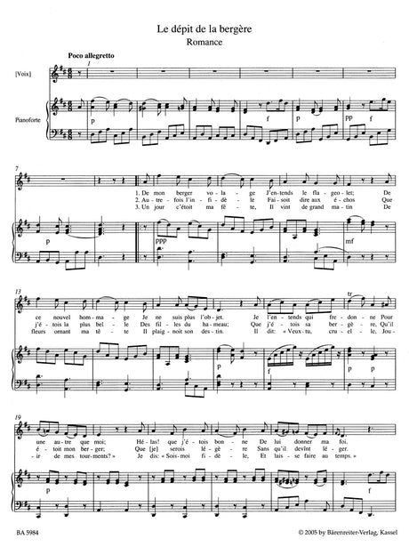 Berlioz: Mélodies (Songs) for High Voice and Piano - Volume 1