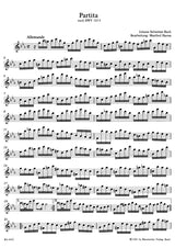 Bach: Partita, BWV 1013 (arr. for treble recorder)